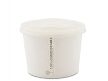 Load image into Gallery viewer, 12oz Compostable Soup Containers + Lids x500
