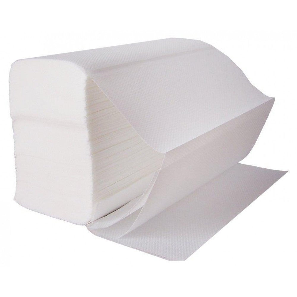 White 'Z' Fold Hand Towels