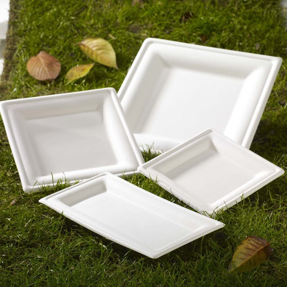 Rectangle Bagasse Plate/Tray  ( 91008 )  x 500