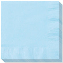 Load image into Gallery viewer, 2ply 33cm Baby Blue Napkins x2000
