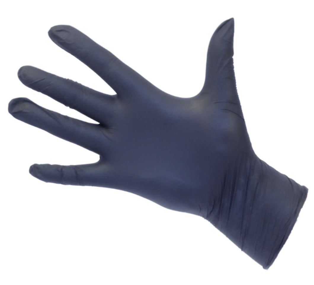 Powder Free Black Nitrile Gloves
