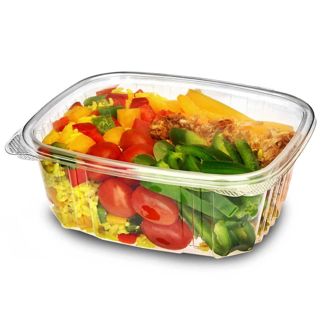 Clear Hinged Salad Containers