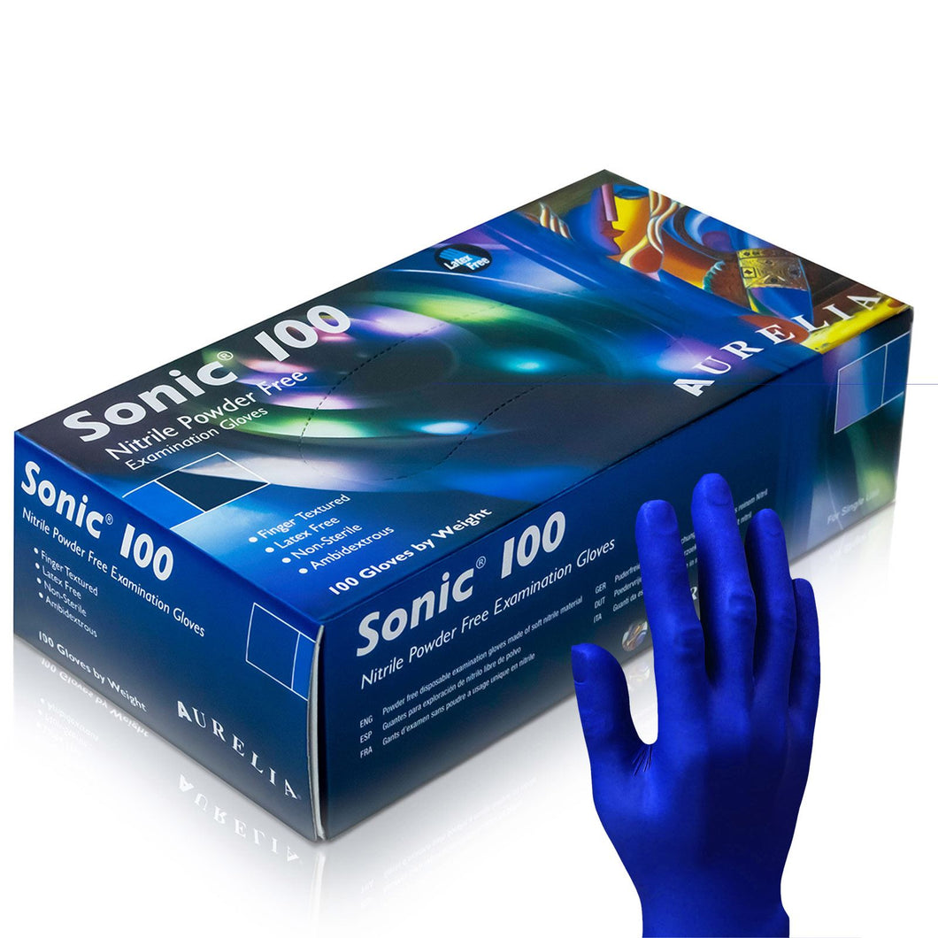 Powder Free Blue Nitrile Gloves x1000