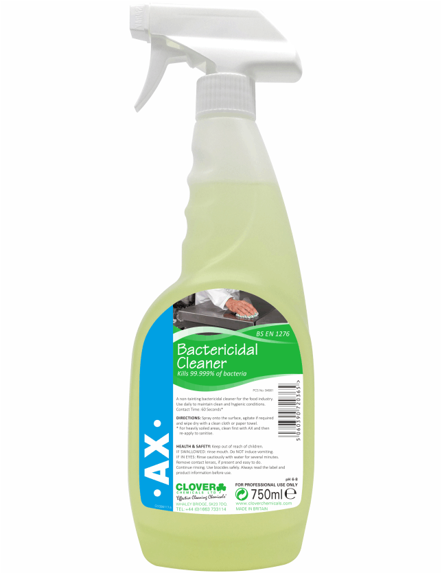 Clover AX Bactericidal Cleaner 6x750ml