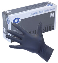 Load image into Gallery viewer, Powder Free Black Nitrile Gloves
