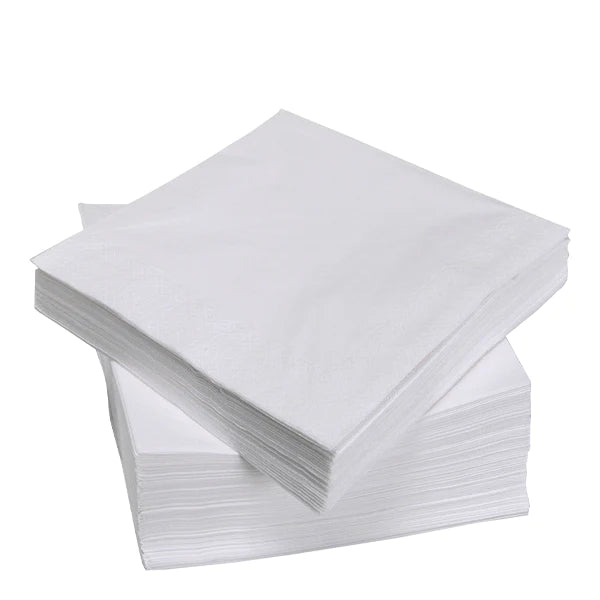 33cm 2Ply White Napkins x 2000